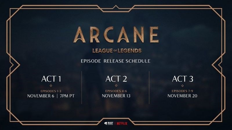 Arcane sẽ được ra mắt vào tháng 11 năm nay