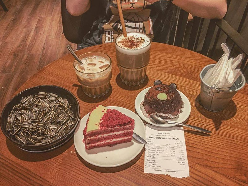 Bánh gấu nổi tiếng ở quán