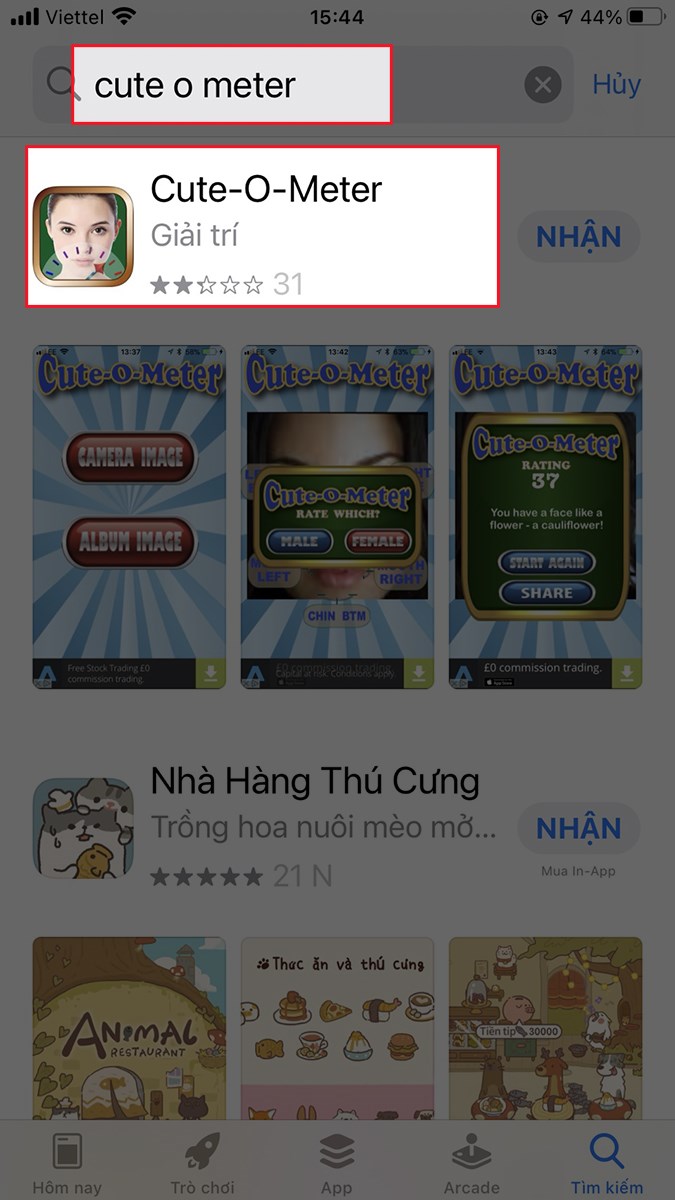 Cách tải app Cute-O-Meter trên Android, iOS: App chấm điểm dễ thương