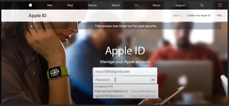 Nhập ID Apple