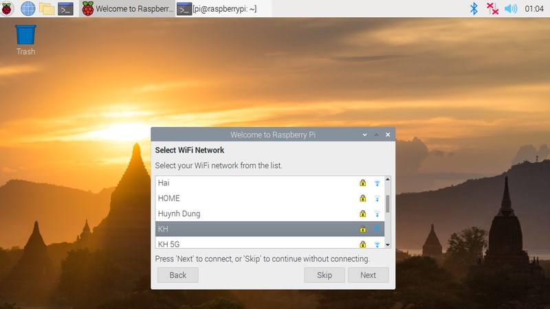 Cài đặt wifi cho Raspberry Pi