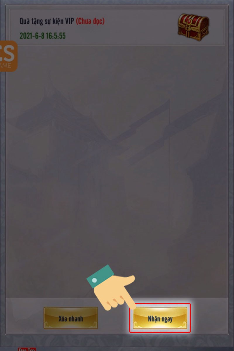 Nhấn chọn Nhận ngay Nhấn chọn Nhận ngay