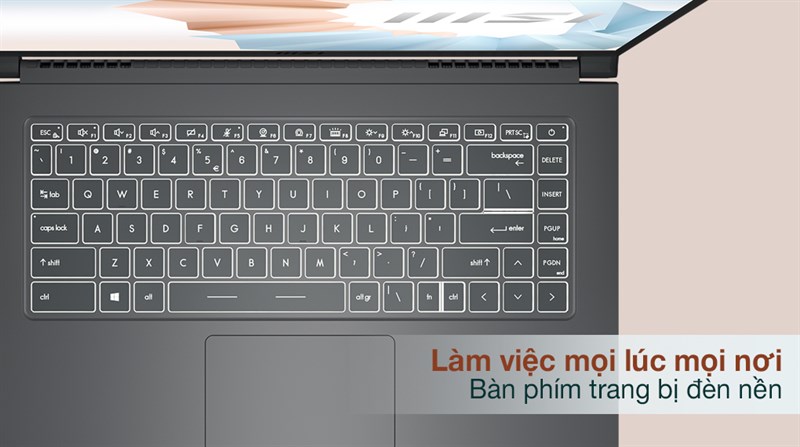 B&agrave;n ph&iacute;m được trang bị đ&egrave;n nền