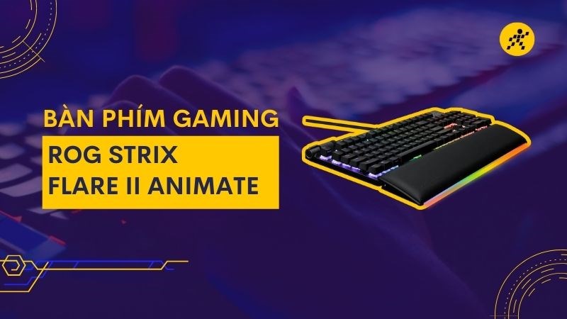 Ra mắt bàn phím gaming ROG Strix Flare II Animate