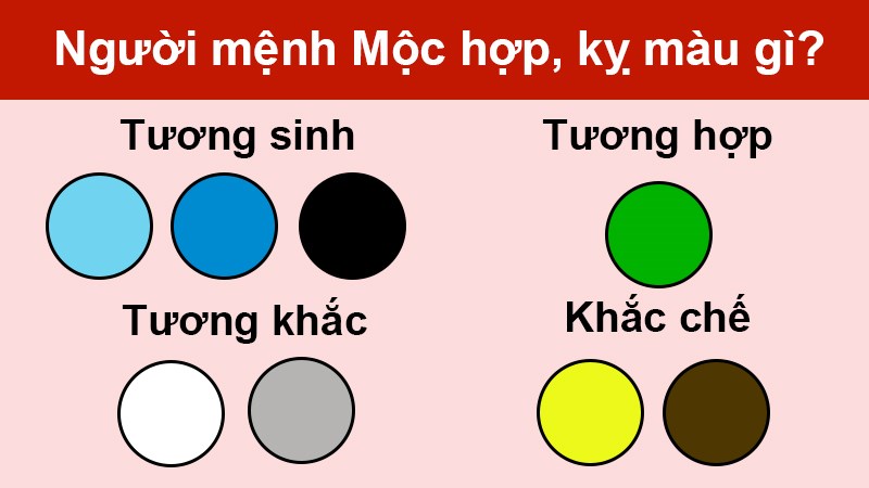  Màu sắc hợp & kỵ với mệnh Mộc