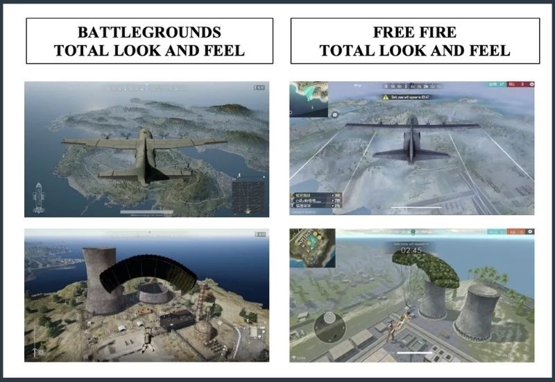 Free Fire và Free Fire Max sao chép nhiều khía cạnh của Battlegrounds