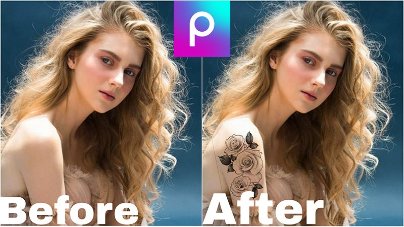 Cách ghép hình xăm vào ảnh trên tiktok bằng picsart  photo collage  tutorial with picsart  YouTube