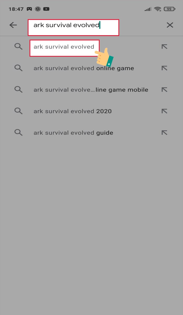 Tìm kiếm từ khóa Ark: Survival Evolved