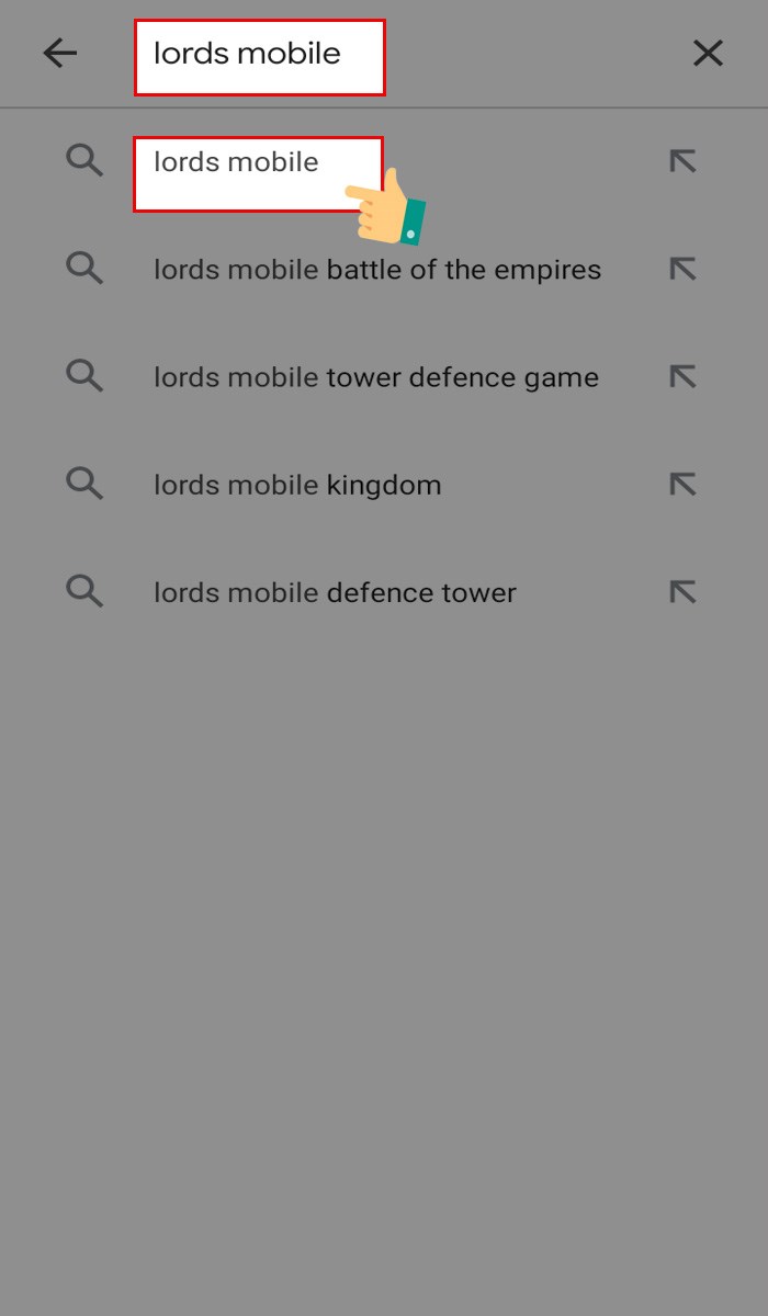 Tìm kiếm từ khóa Lords Mobile 