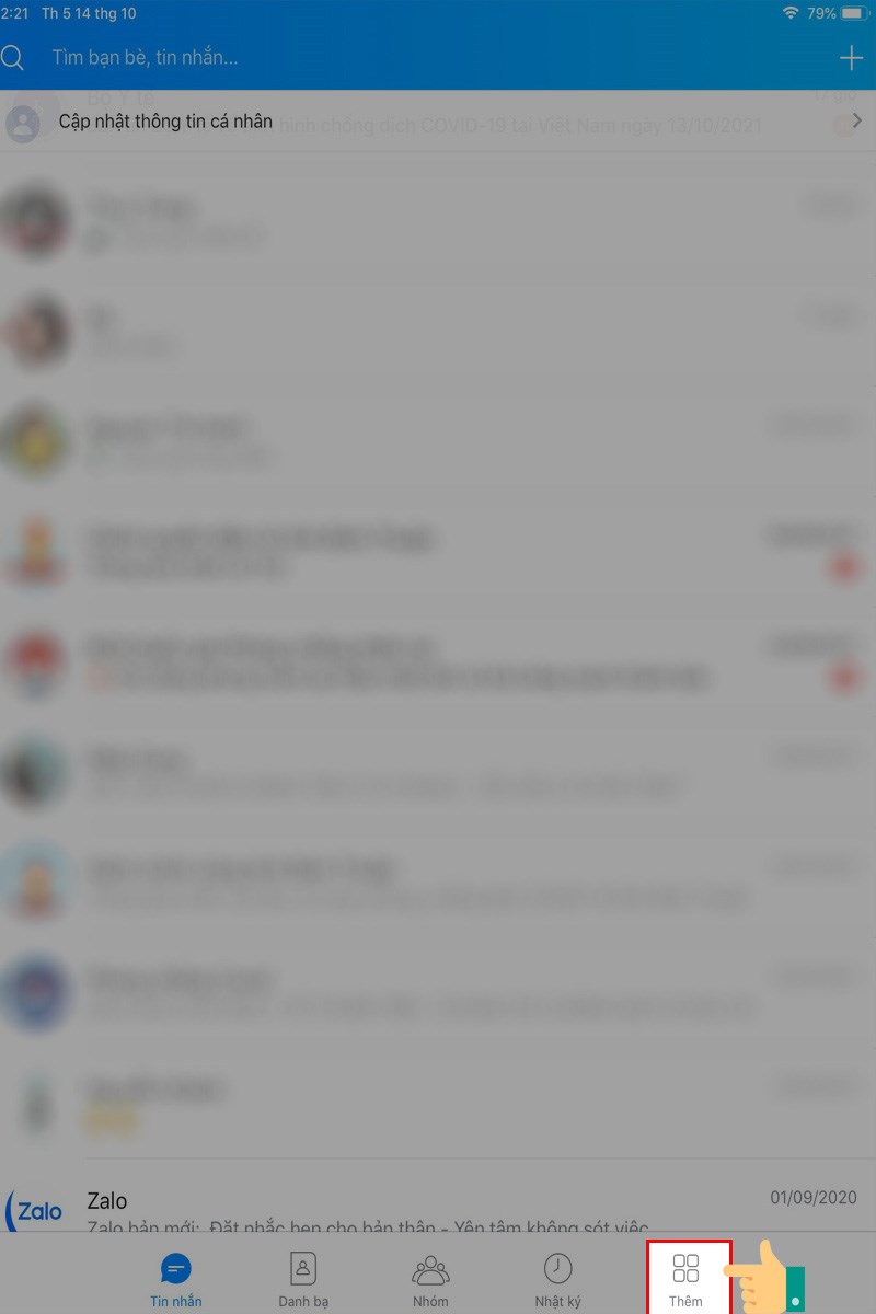 Nhấp v&agrave;o mục Th&ecirc;m