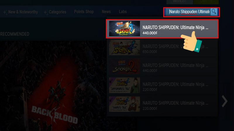 Nhập từ khóa Naruto Shippuden Ultimate Ninja Storm 3