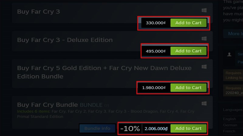 Chọn gói mà bạn muốn cài đặt Chọn gói mà bạn muốn cài đặt