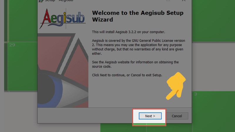 Sau khi phần mềm được tải về, cửa sổ th&ocirc;ng b&aacute;o hiện ra chọn Next