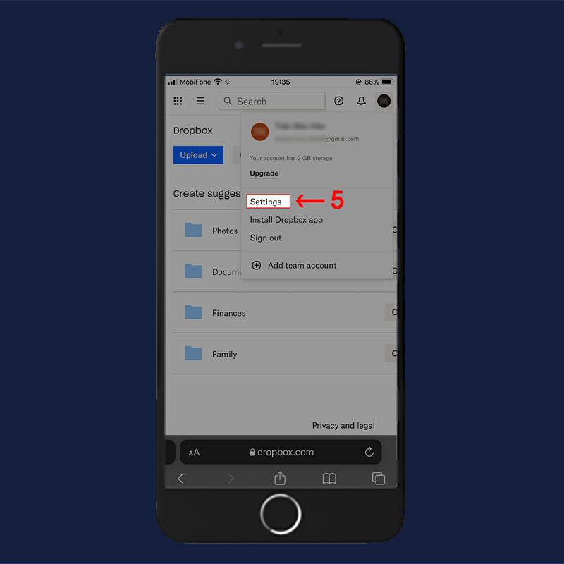 buoc-6-xoa-tai-khoan-dropbox-tren-dien-thoai