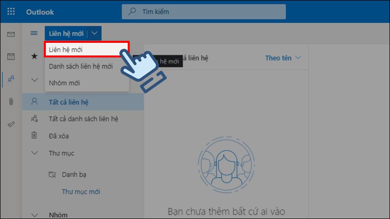 Chọn Li&ecirc;n hệ mới