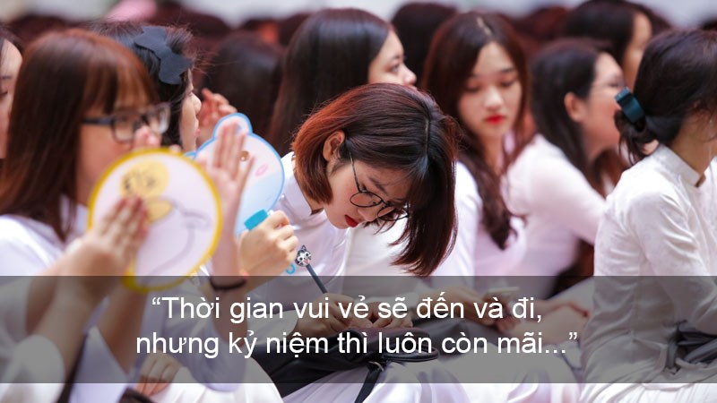 Thời gian vui vẻ sẽ đến và đi, nhưng kỷ niệm thì luôn còn mãi.