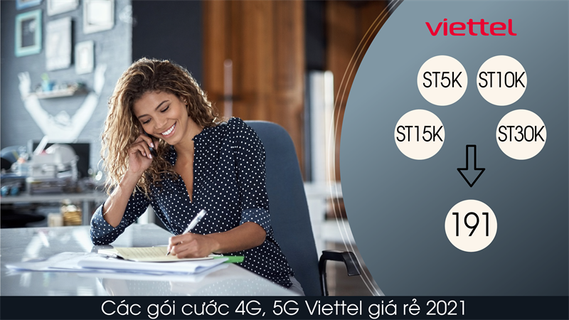 Các gói cước 4G, 5G Viettel theo ngày giá rẻ cho tất cả thuê bao