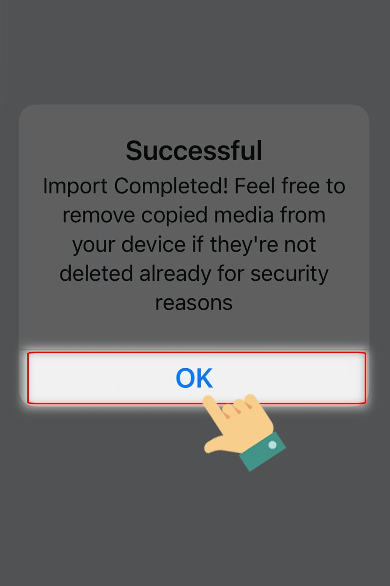 Hệ thống sẽ thông báo bạn ẩn thành công, nhấn OK để hoàn tất quá trình Hệ thống sẽ thông báo bạn ẩn thành công, nhấn OK để hoàn tất quá trình