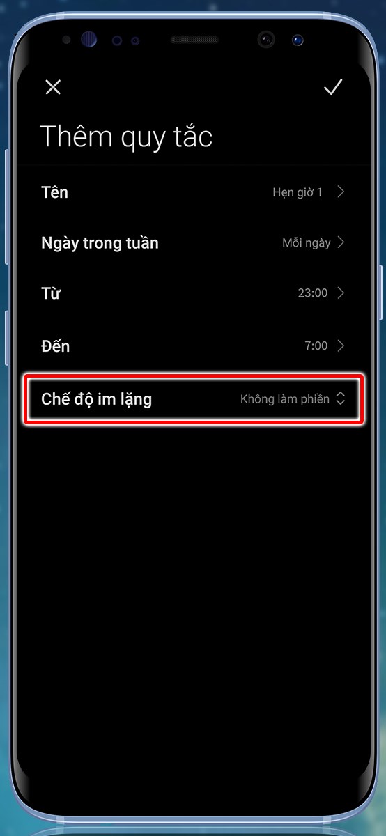 Thiết lập thông báo