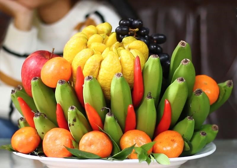 Mâm quả cho ngày Lập Xuân
