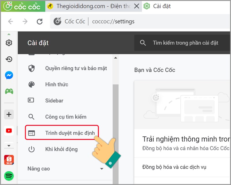 Cách Cài Đặt Google Làm Trang Chủ Trên Cốc Cốc Và Trình Duyệt Mặc Định