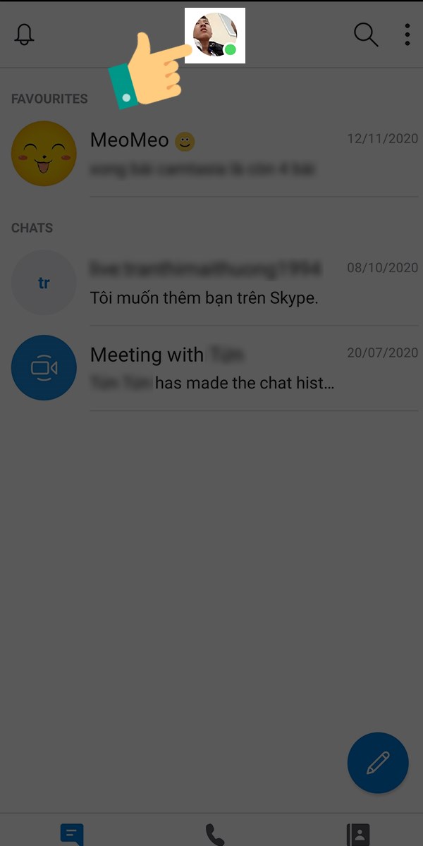 V&agrave;o ảnh đại diện