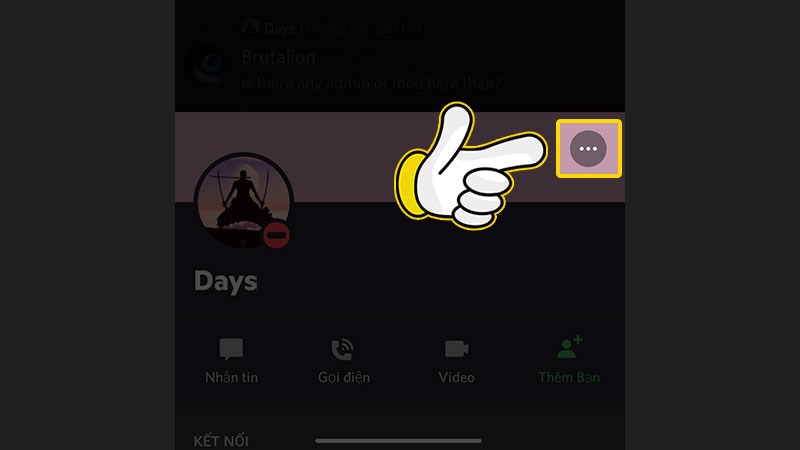 Ấn v&agrave;o dấu ba chấm