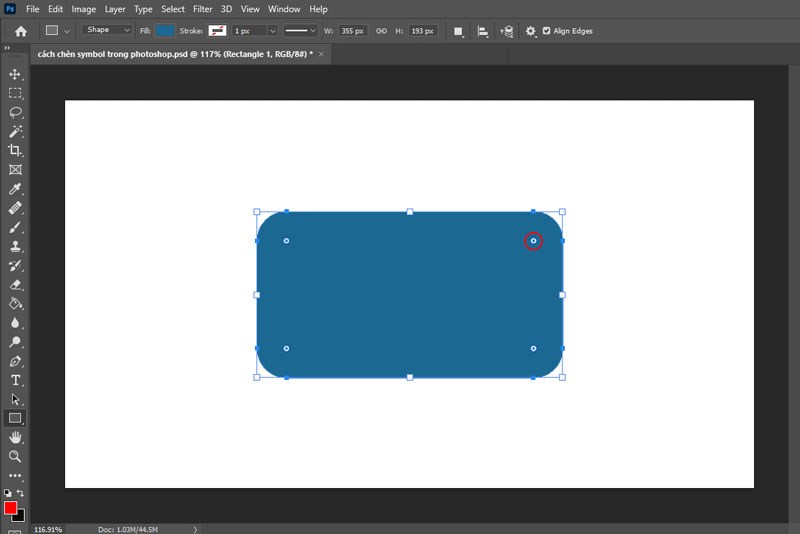 Bo tr&ograve;n g&oacute;c tr&ecirc;n Photoshop CC 