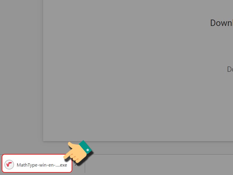Nhấn v&agrave;o file c&agrave;i đặt vừa tải về