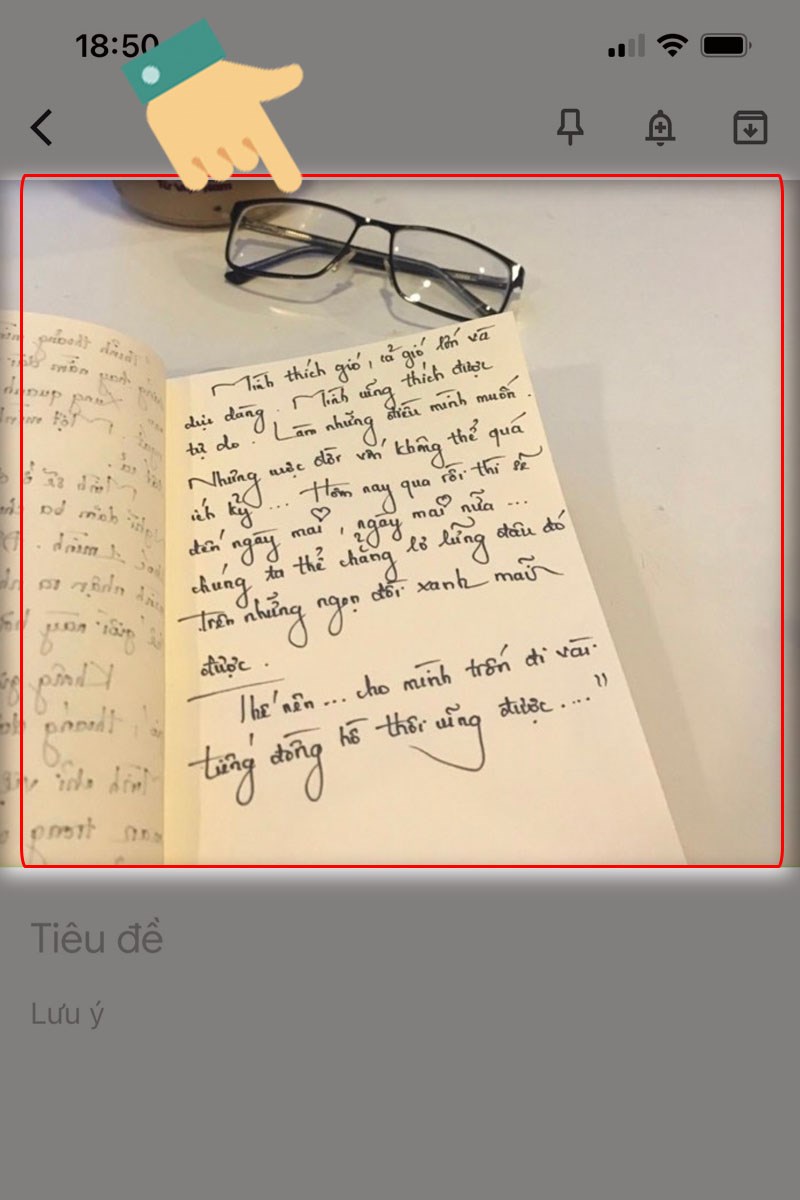 Sau đó, bạn nhấn vào ảnh vừa tải lên Sau đó, bạn nhấn vào ảnh vừa tải lên