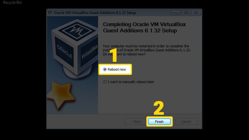 Reboot m&aacute;y ảo