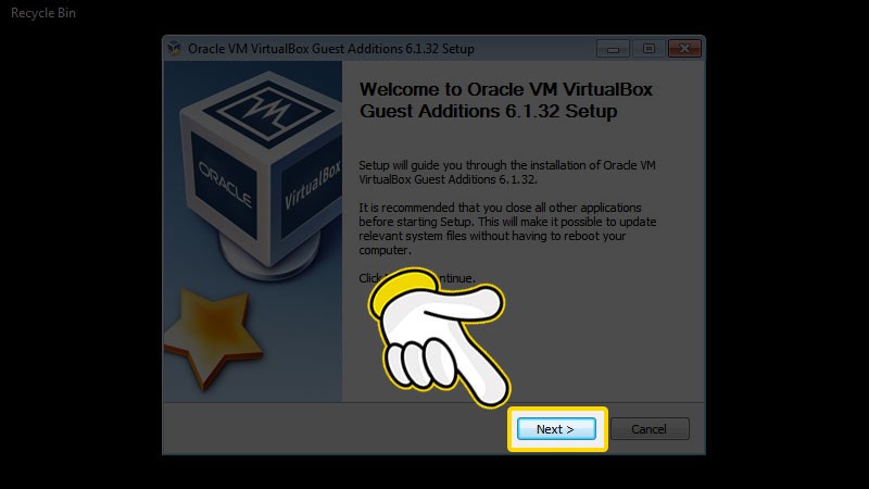 Tiếp tục c&agrave;i đặt