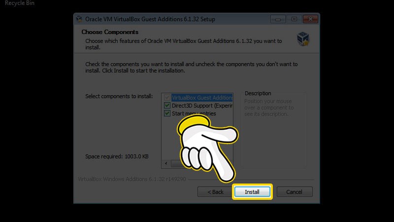 Bắt đầu qu&aacute; tr&igrave;nh c&agrave;i đặt