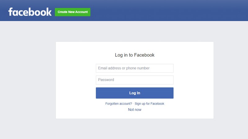 Đăng nhập t&agrave;i khoản Facebook