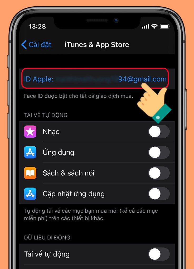 Đăng nhập tài khoản ID Apple