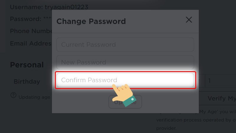 Cách đổi mật khẩu Roblox đơn giản, nhanh chóng nhất