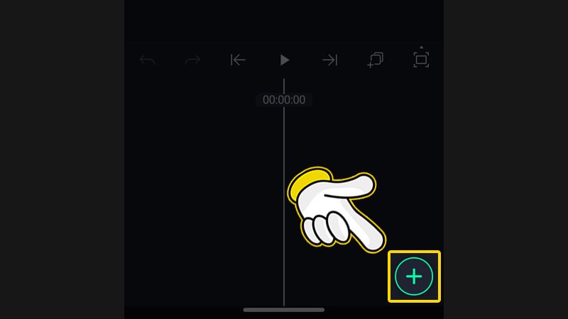 Bấm vào dấu cộng (+)