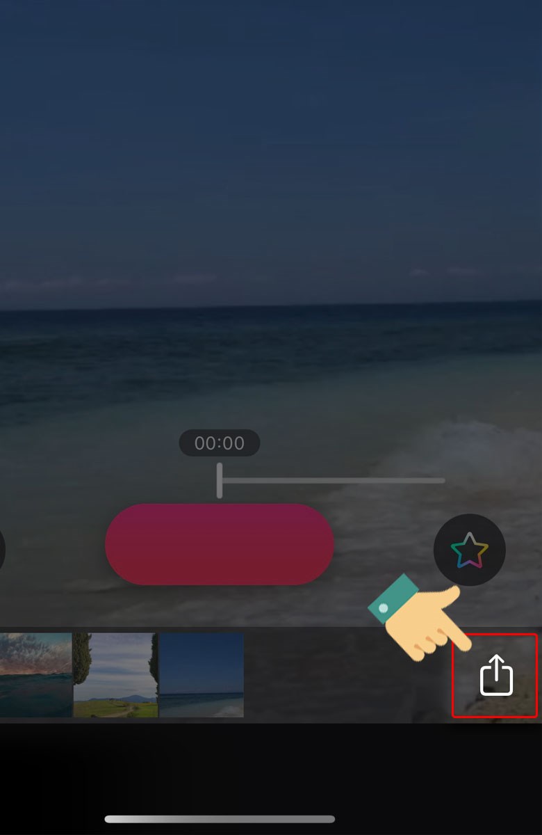 Nhấn v&agrave;o Biểu tượng Tải về b&ecirc;n g&oacute;c phải m&agrave;n h&igrave;nh