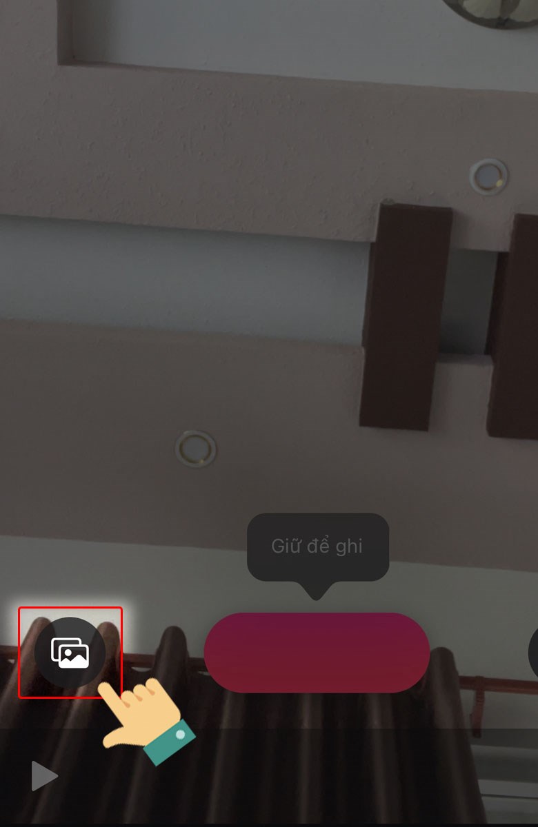 Nhấn chọn v&agrave;o Biểu tượng Ảnh