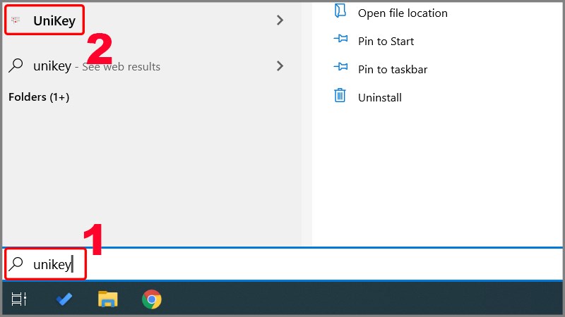 Mở bộ g&otilde; tiếng Việt