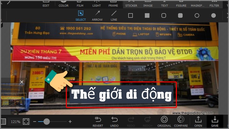 G&otilde; tiếng Việt c&oacute; dấu trong PhotoScape