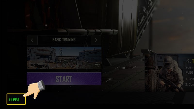 FPS đ&atilde; được hiển thị trong game