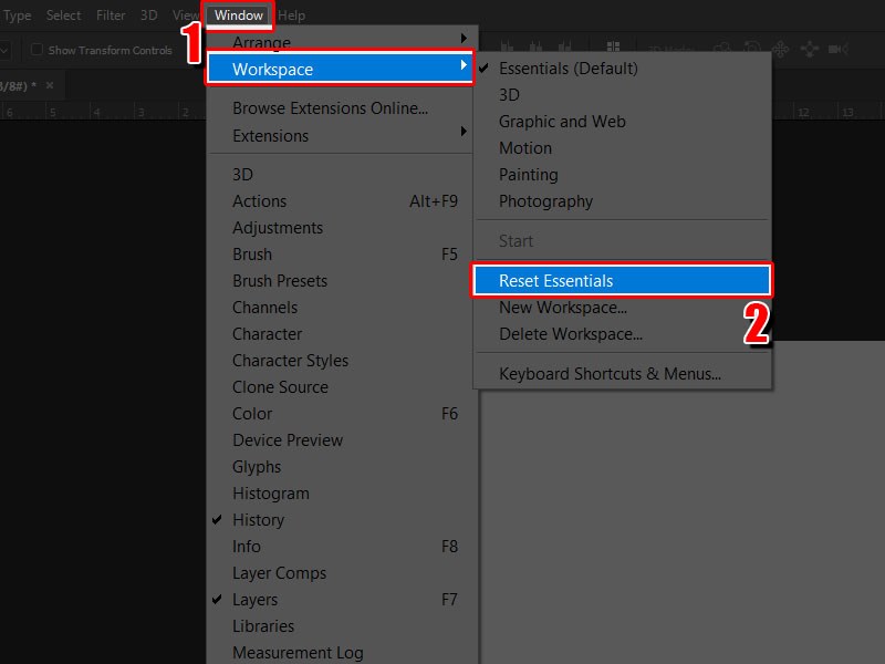 Cách Reset Lại Photoshop - Hướng Dẫn Chi Tiết Và Dễ Hiểu