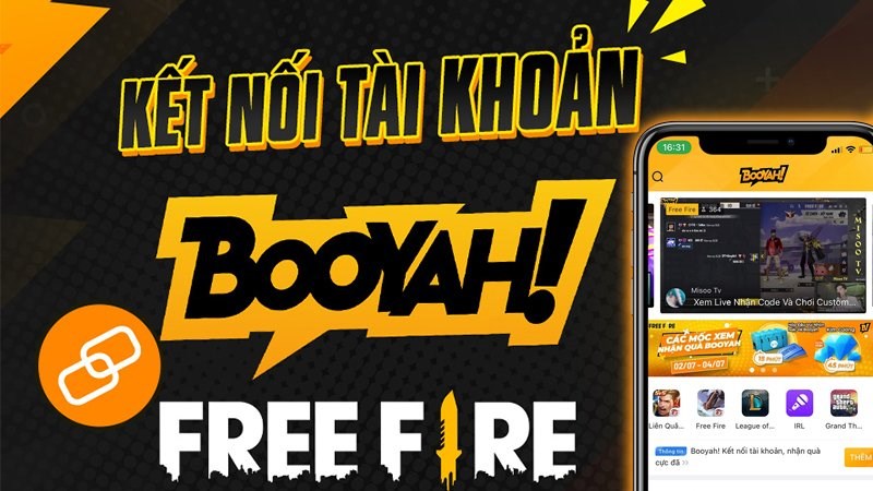 Hướng dẫn liên kết tài khoản BOOYAH! Live và Free Fire 