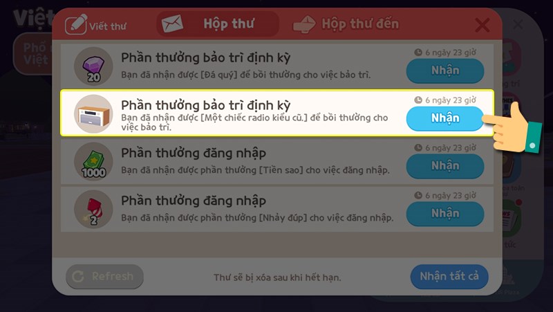 Chọn nhận