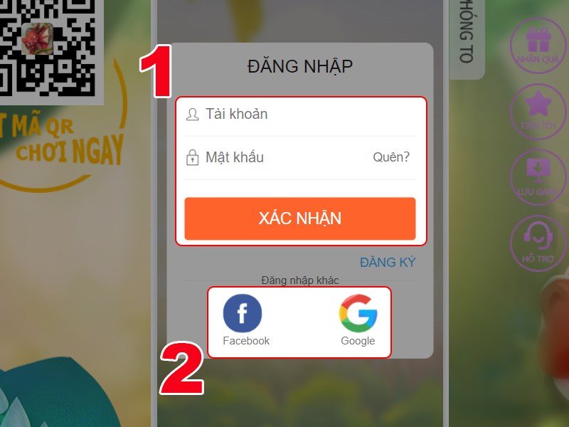 Đăng nhập t&agrave;i khoản Bộ Lạc H5