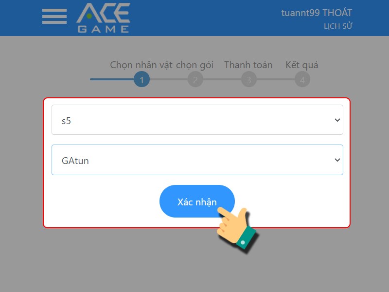 Chọn nh&acirc;n vật