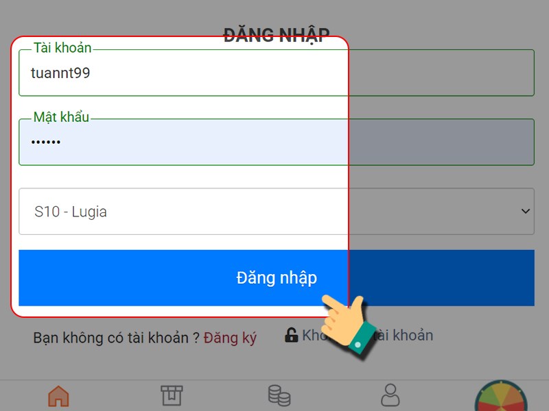Đăng nhập tài khoản Đăng nhập tài khoản