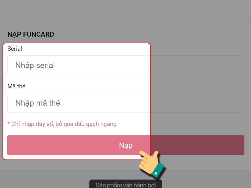 Nhập th&ocirc;ng tin thẻ để thanh to&aacute;n