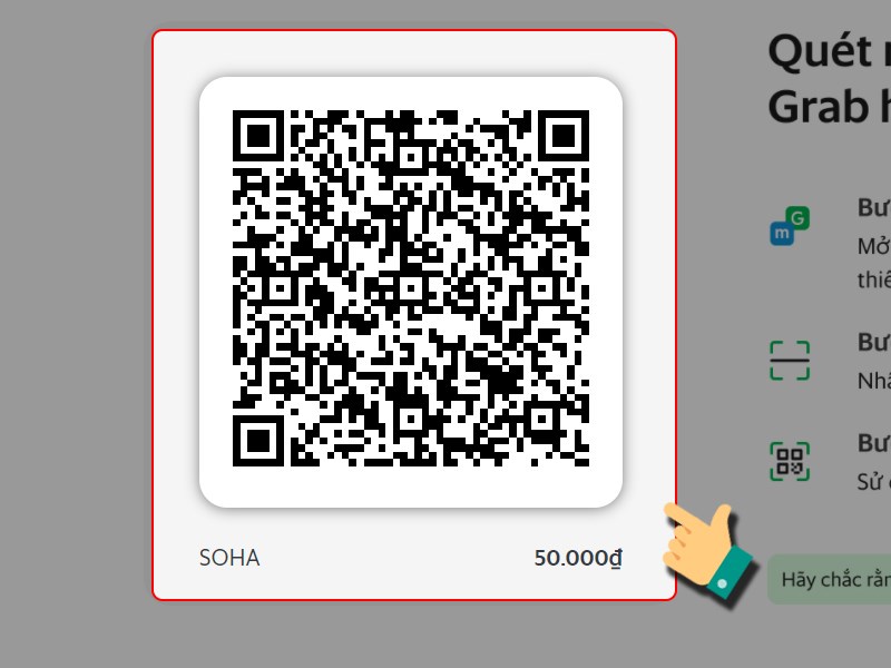 Quét mã QR để thanh toán Quét mã QR để thanh toán